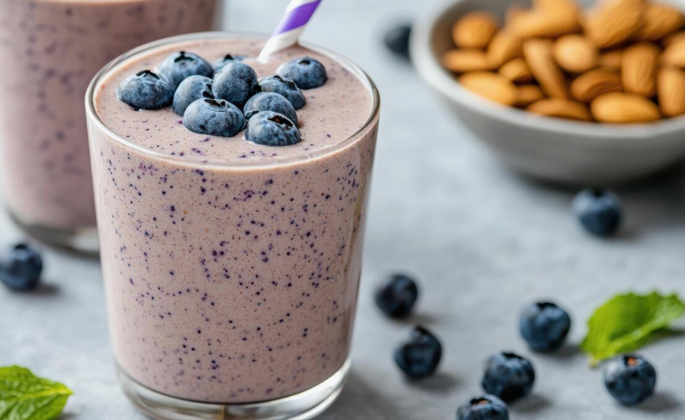 Blueberry Almond Smoothie