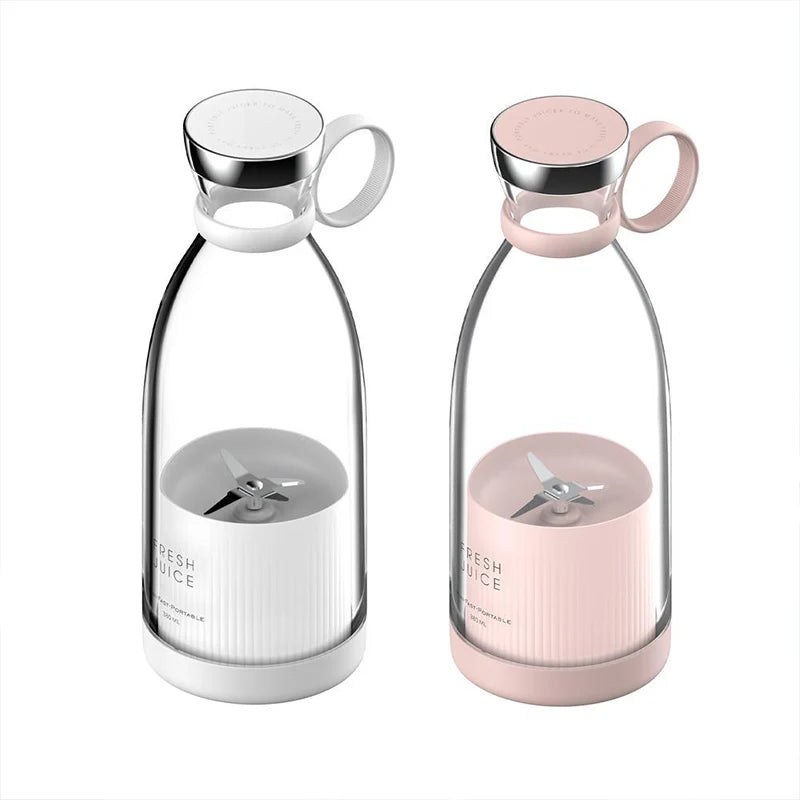 Portable fresh juice blender